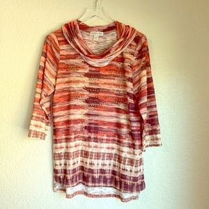 Christopher & banks multi colored top